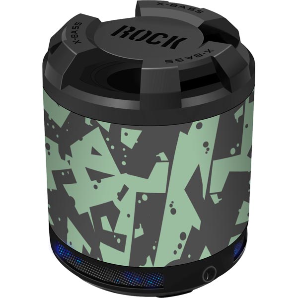 DIVOOM iTour-Rock Mini Speaker, Rechargeable, 3.8W, 3.5mm, Green
